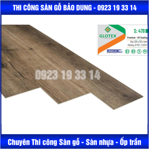 sàn nhựa 4mm hèm khoá