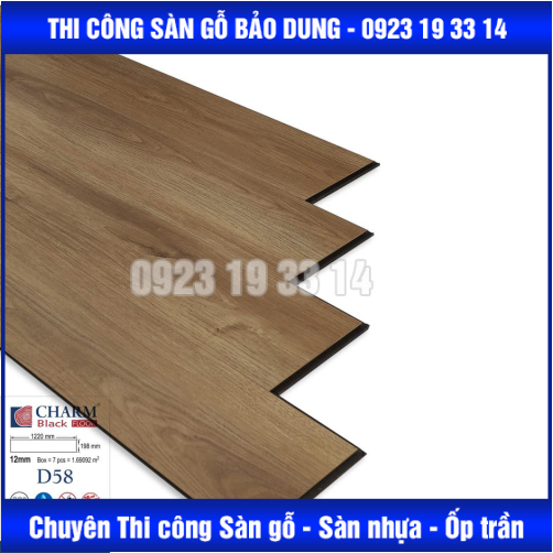 Charm 12mm cốt đen