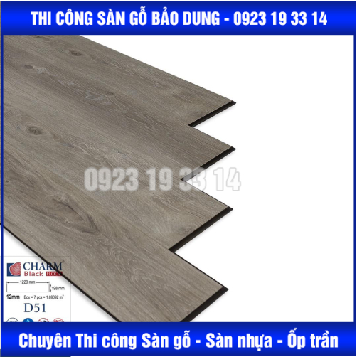 Charm 12mm cốt đen