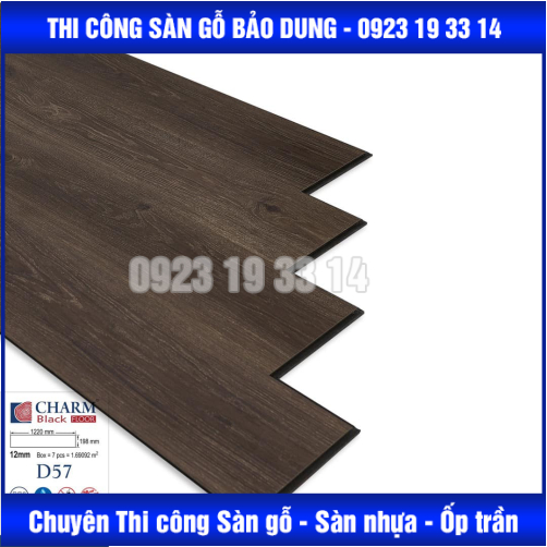 Charm 12mm cốt đen