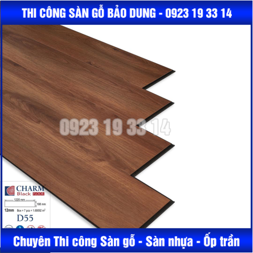 Charm 12mm cốt đen