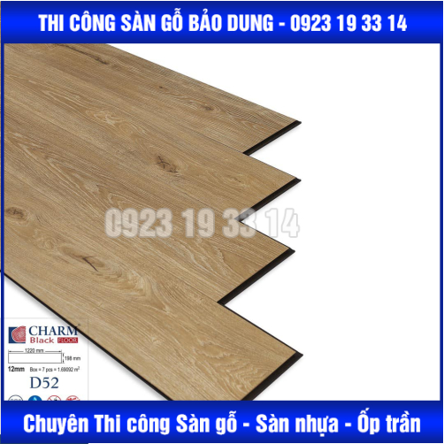 Charm 12mm cốt đen