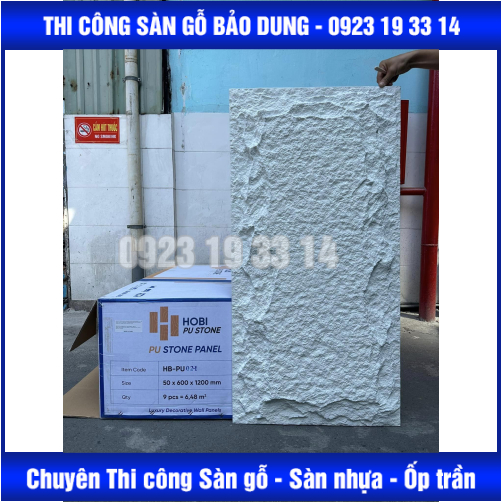 tấm ốp PU giả đá
