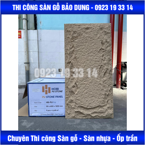 tấm ốp PU giả đá