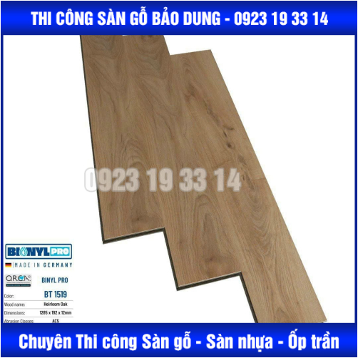Sàn Gỗ Binyl Pro 12mm