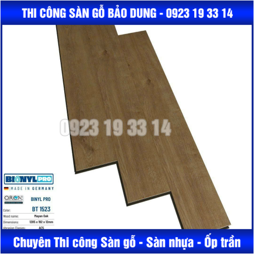 Sàn Gỗ Binyl Pro 12mm