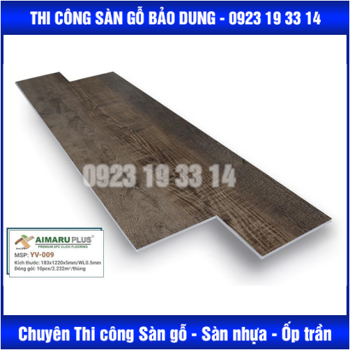 Sàn nhựa chịu chống mối mọt AIMARU