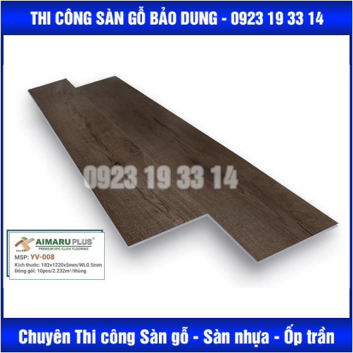 Sàn nhựa chịu chống mối mọt AIMARU