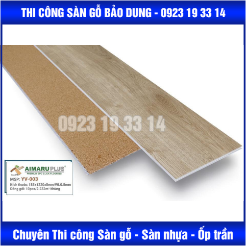 Sàn nhựa chịu chống mối mọt AIMARU