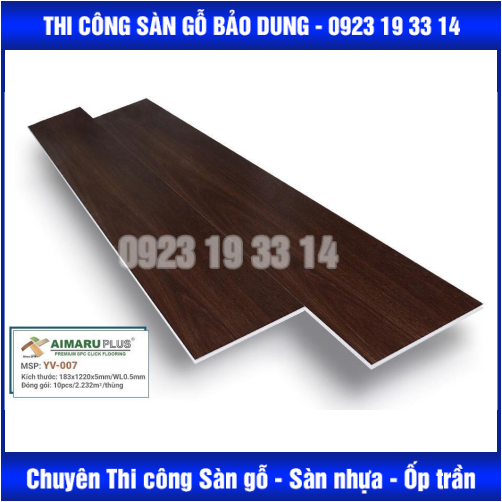 Sàn nhựa chịu chống mối mọt AIMARU