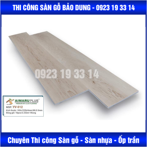 Sàn nhựa chịu chống mối mọt AIMARU