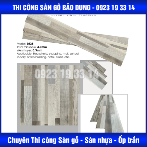 sàn nhựa hèm khóa 4mm