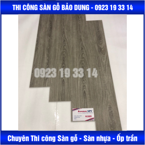 sàn nhựa hèm khoá kosmos 4mm
