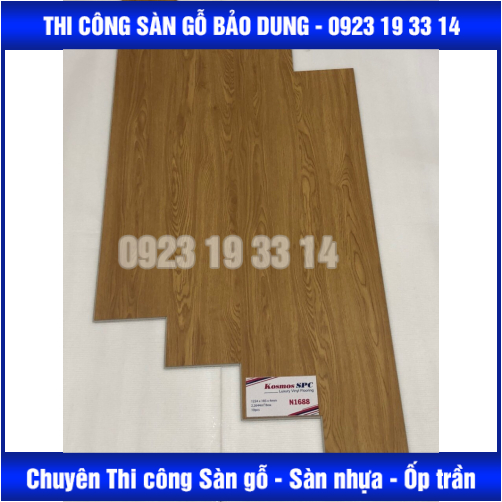 sàn nhựa hèm khoá kosmos 4mm