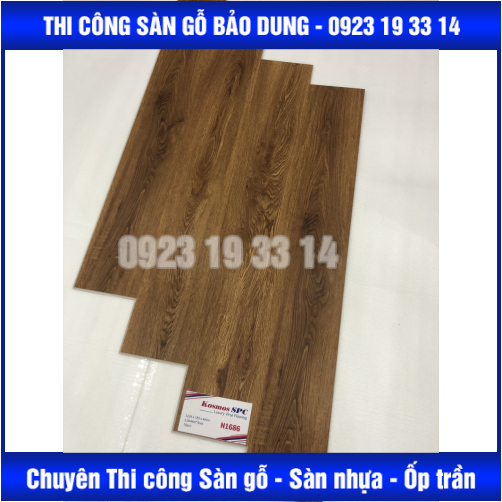 sàn nhựa hèm khoá kosmos 4mm