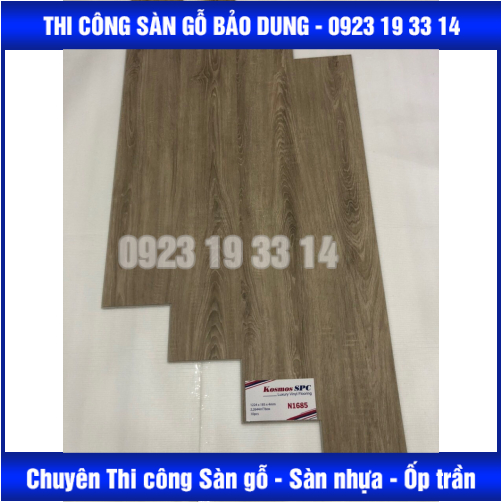 sàn nhựa hèm khoá kosmos 4mm