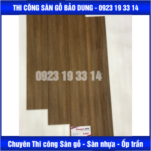 sàn nhựa hèm khoá kosmos 4mm