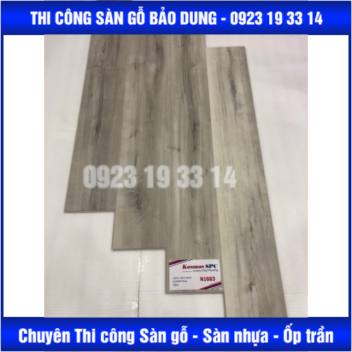 sàn nhựa hèm khoá kosmos 4mm