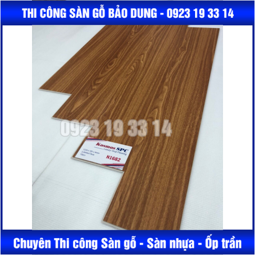 sàn nhựa hèm khoá kosmos 4mm