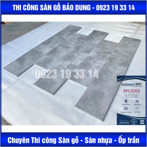 sàn nhựa hèm khóa SPC