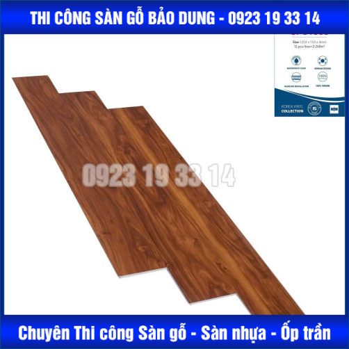 sàn nhựa hèm khóa SPC