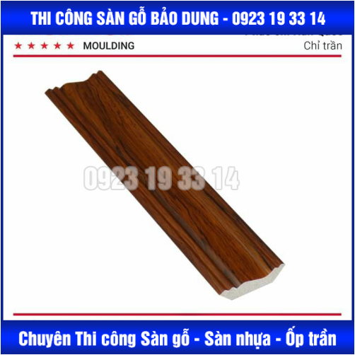 phào chỉ vân gỗ
