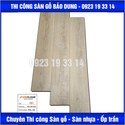 sàn VINFLOOR cốt nâu 8mm