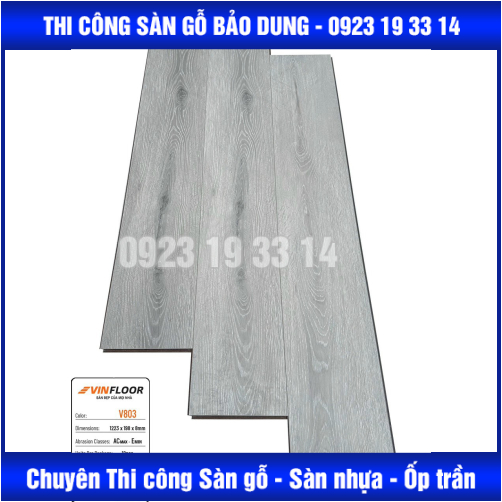 sàn VINFLOOR cốt nâu 8mm