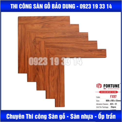sàn gỗ xương cá Fotuner