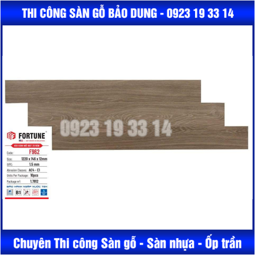 Sàn gỗ FORTUNE 12mm