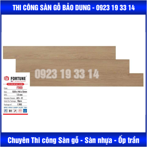 Sàn gỗ FORTUNE 12mm
