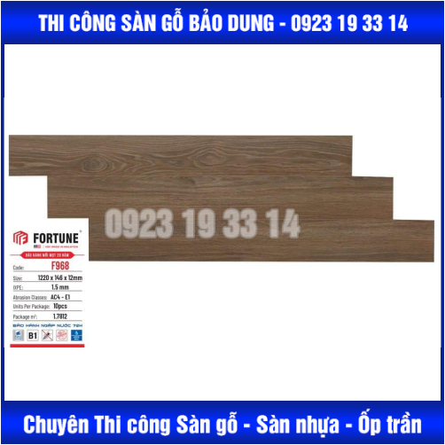 Sàn gỗ FORTUNE 12mm