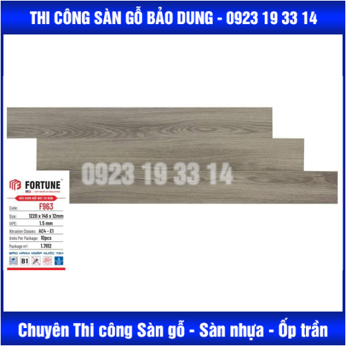 Sàn gỗ FORTUNE 12mm