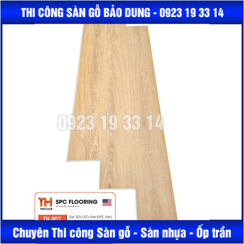 sàn  nhựa hèm khoá 5mm