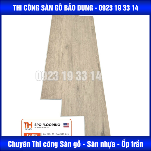 sàn  nhựa hèm khoá 5mm