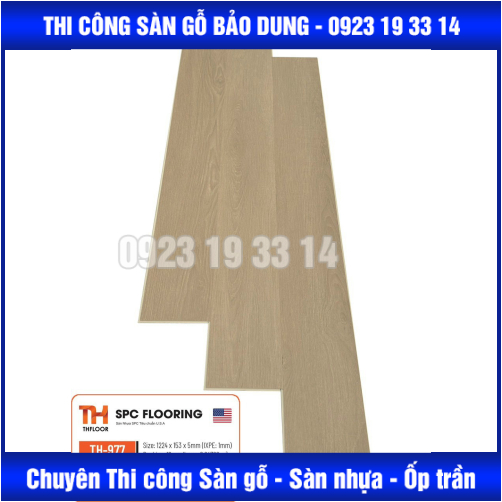 sàn  nhựa hèm khoá 5mm