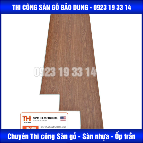 sàn  nhựa hèm khoá 5mm