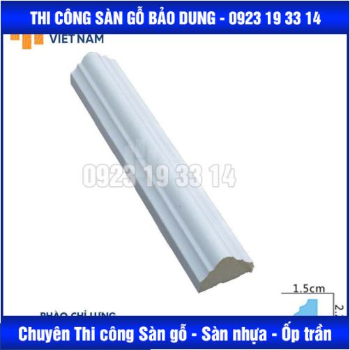 phào chỉ trắng trang trí