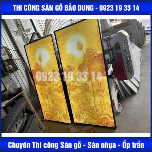 tranh tráng gương