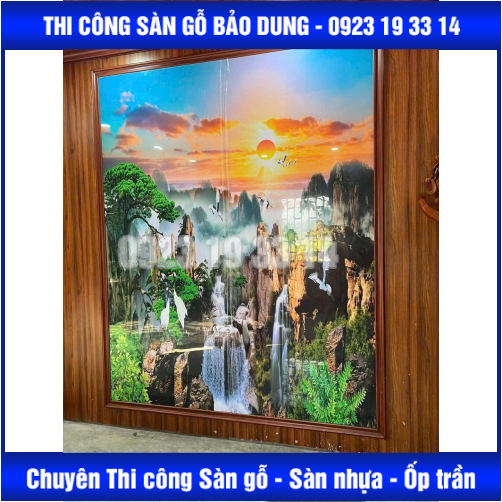 tranh tráng gương